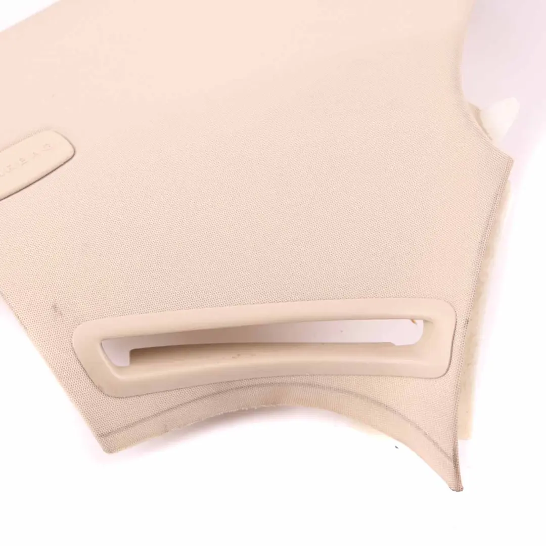 Trim Panel C Pillar Cover Rear Right O/S Beige to Mercedes W212 with Part number A2126900825 Mercedes W212 Trim Panel C Pillar Cover Rear Right O/S Beige - SKU A2126900825-1 - Part number A2126900825