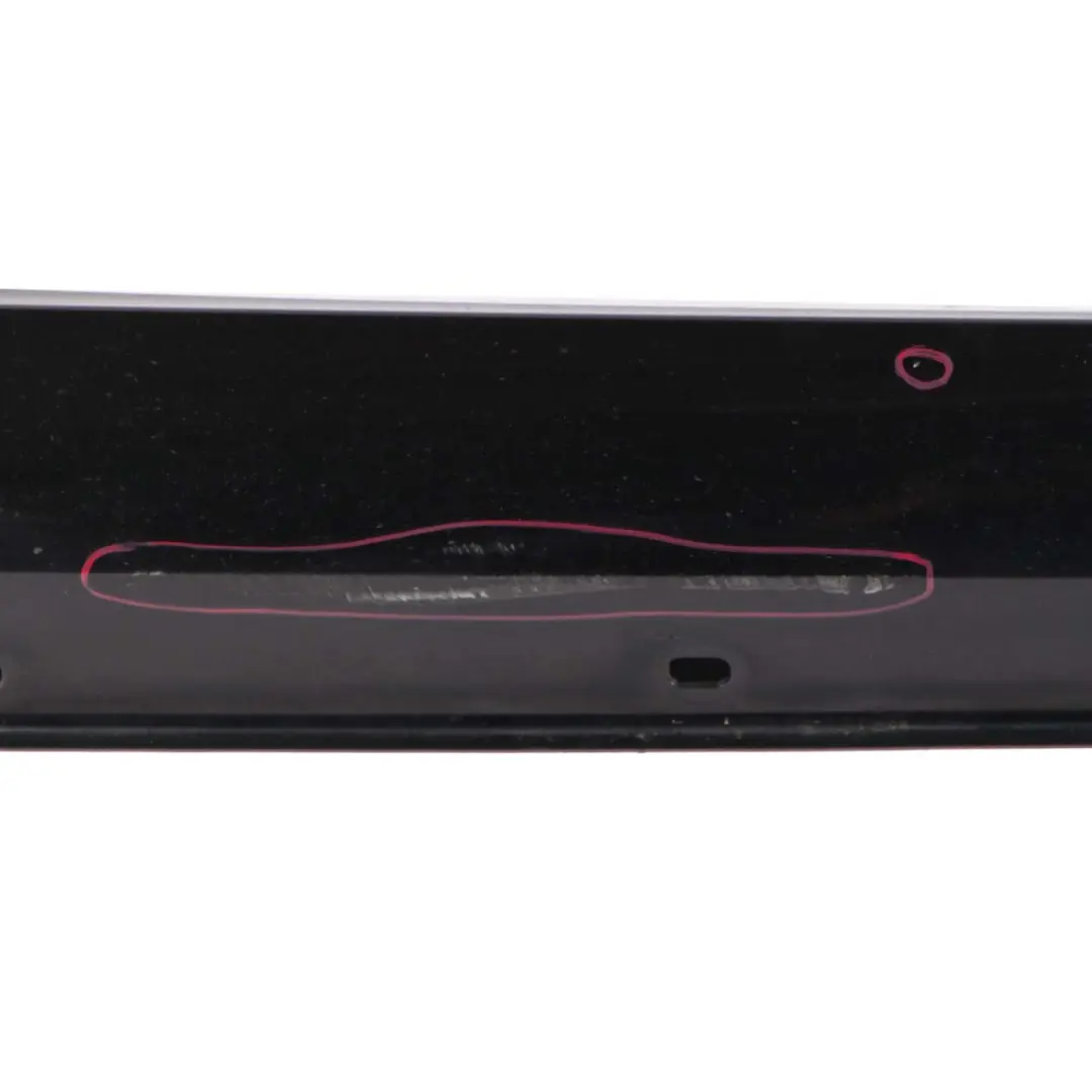 Side Skirt Door Sill Cover Right O/S Obsidian Black - 197 to Mercedes W212 with Part number A2126900880 Mercedes W212 Side Skirt Door Sill Cover Right O/S Obsidian Black - 197 - SKU A2126900880-OB - Part number A2126900880