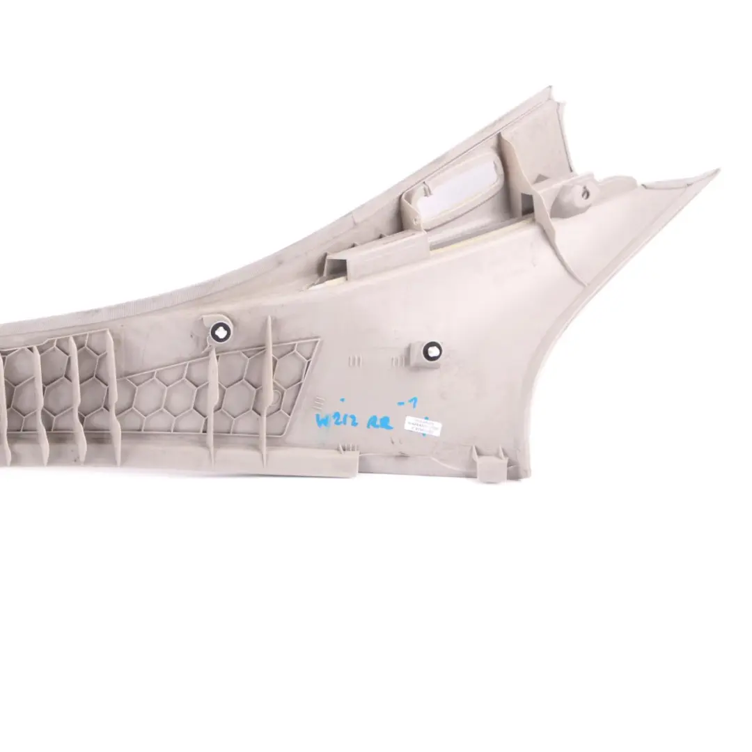 Mercedes W212 Trim D Pillar Rear Right O/S Upper Cover Panel Grey - SKU A2126901025-1 - Part number A2126901025