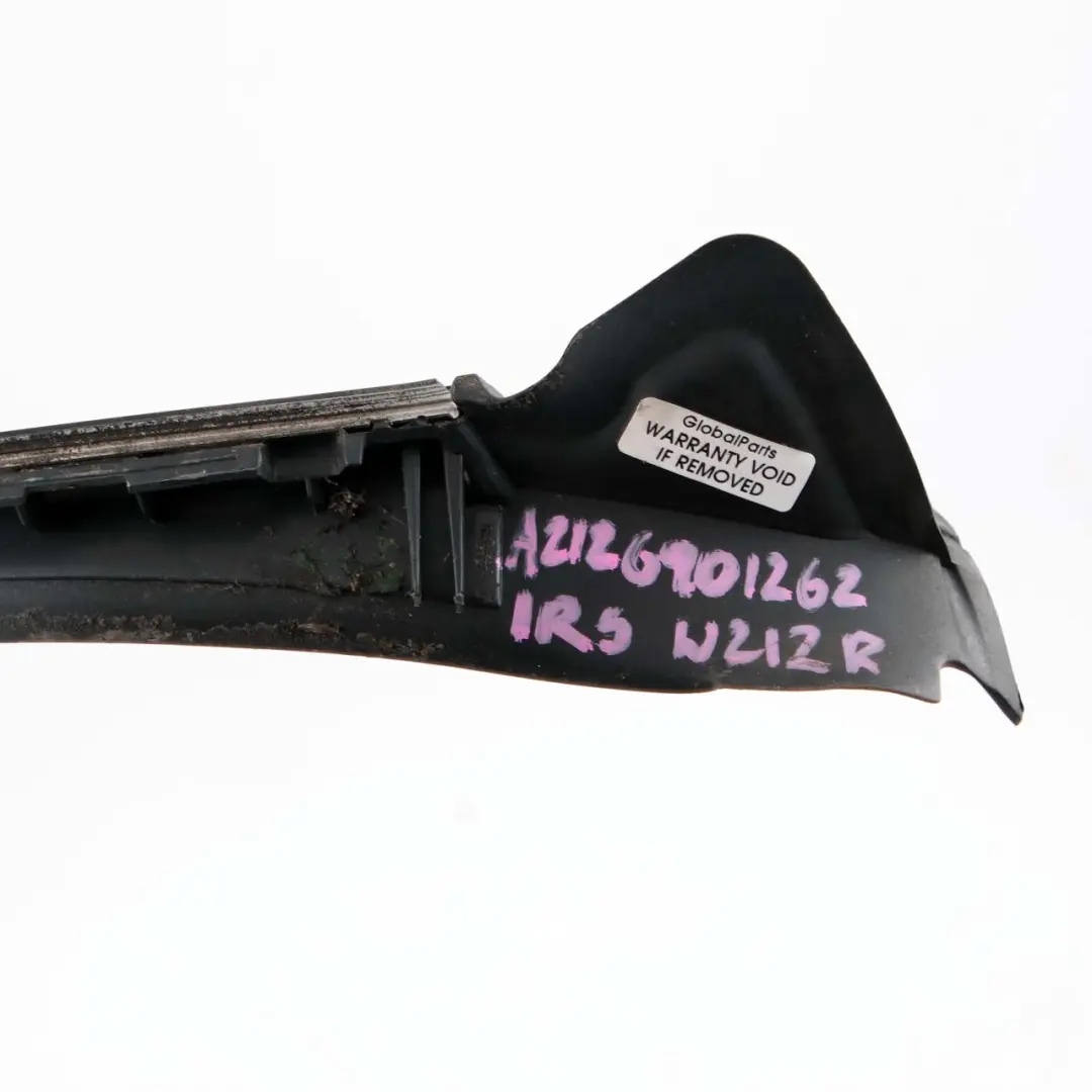 Windscreen Front Right O/S Trim Strip Iridium Silver to Mercedes W212 with Part number A2126901262 Mercedes W212 Windscreen Front Right O/S Trim Strip Iridium Silver - SKU A2126901262-IRS - Part number A2126901262