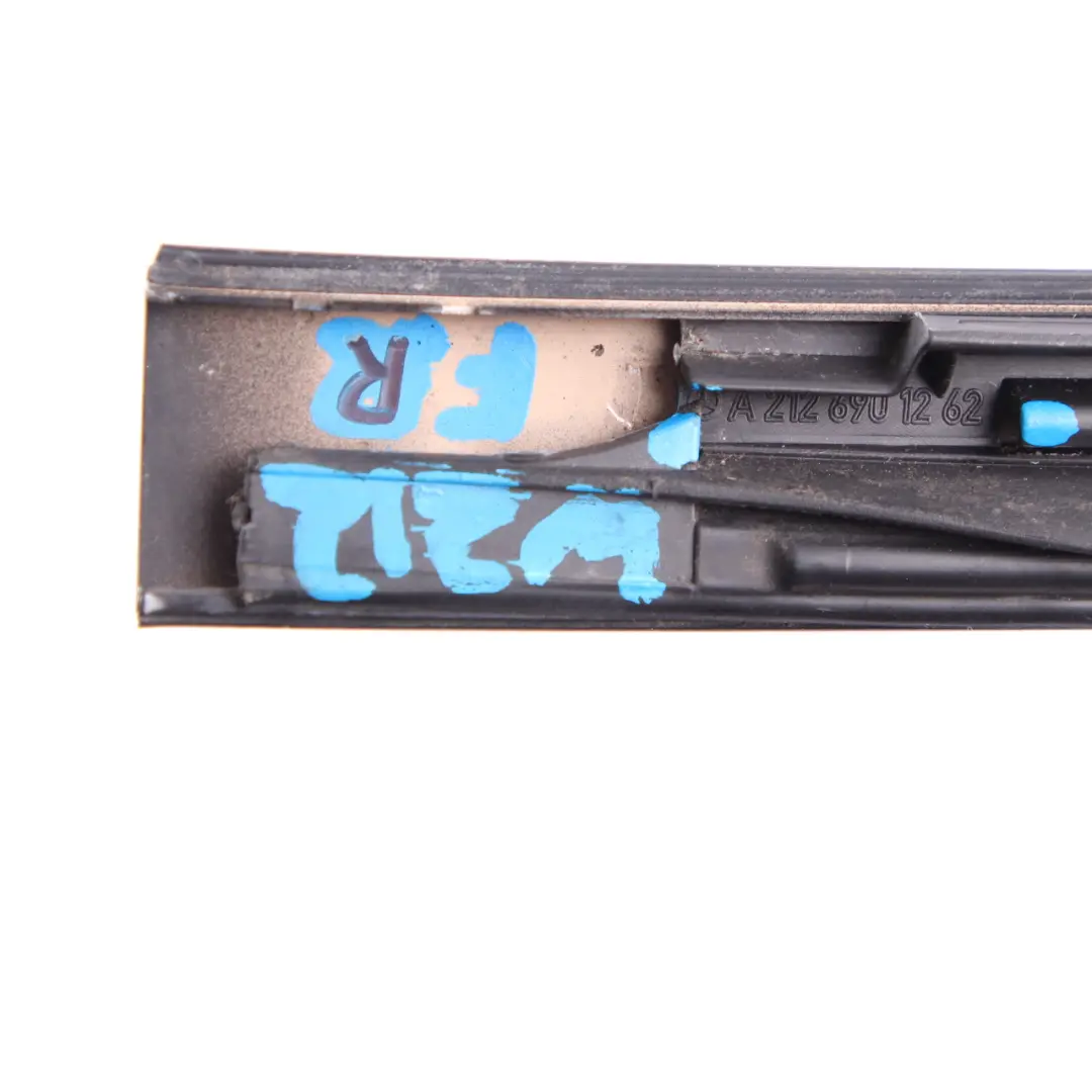 Mercedes S212 Windscreen Strip Trim Drip Front Right O/S High Gloss - SKU A2126901262 - Part number A2126901262