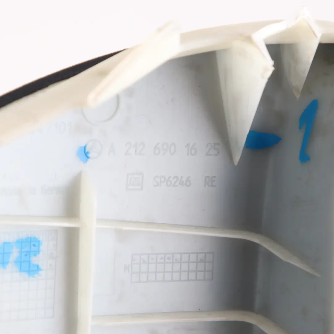 Trim Panel C Pillar Column Cover Right O/S Black to Mercedes S212 with Part number A2126901625 Mercedes S212 Trim Panel C Pillar Column Cover Right O/S Black - SKU A2126901625-1 - Part number A2126901625