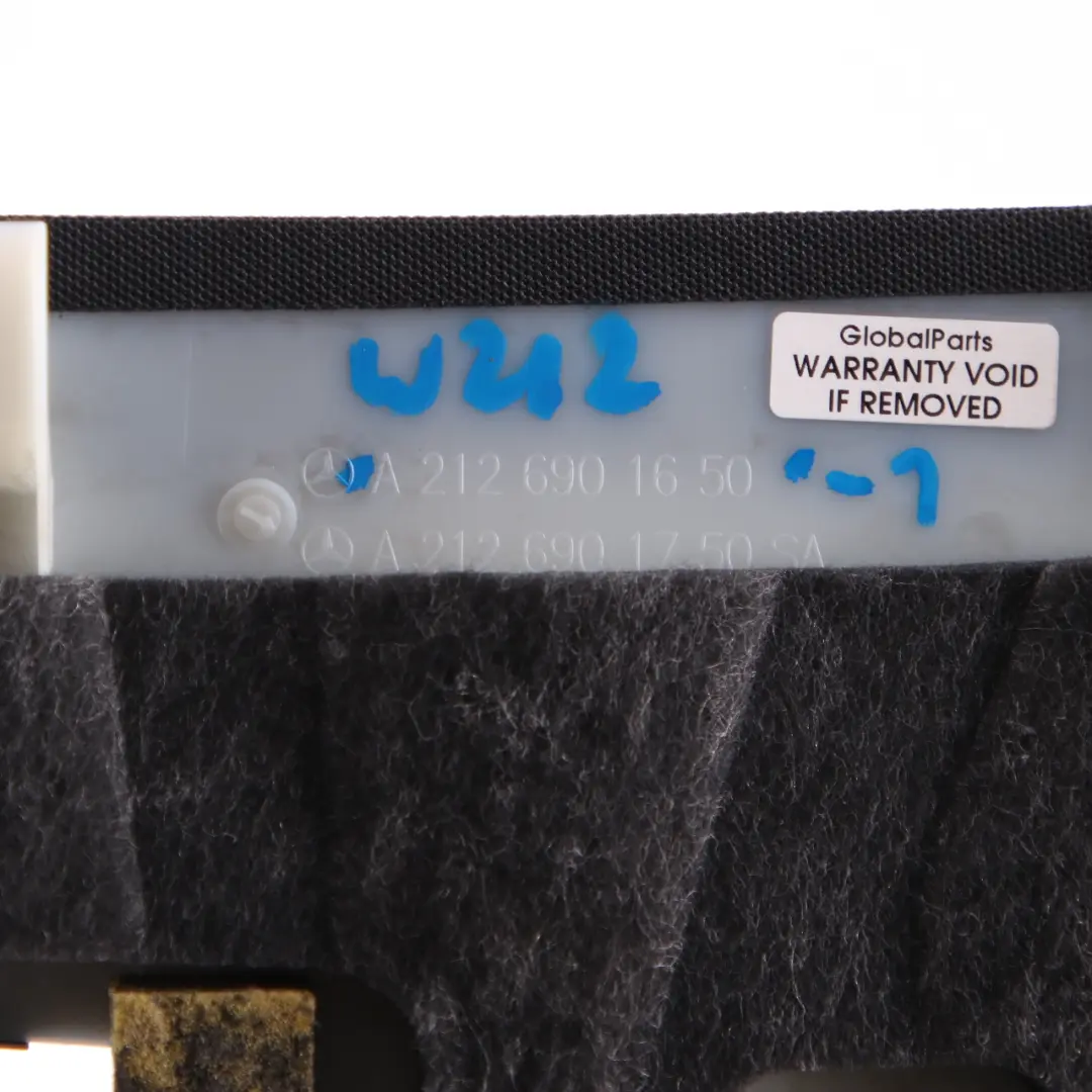 Rear Headlining Mercedes W212 Trim Panel Cover Parktronic Black A2126901650 - SKU A2126901750-1 - Part number A2126901750