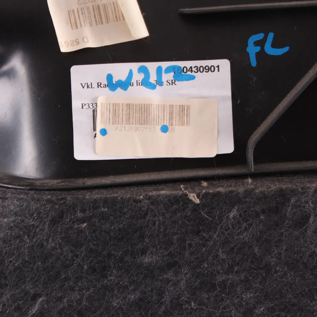 Mercedes S212 Trunk Carpet Trim Left N/S Boot Floor Luggage - SKU A2126902553 - Part number A2126902553