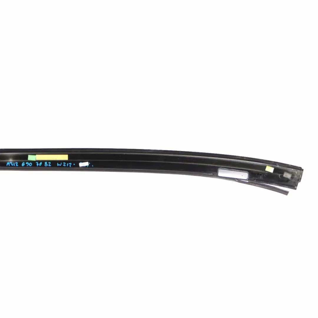 Window Strip Trim Roof Top Moulding Left N/S Black to Mercedes S212 with Part number A2126903082 Mercedes S212 Window Strip Trim Roof Top Moulding Left N/S Black - SKU A2126903082 - Part number A2126903082