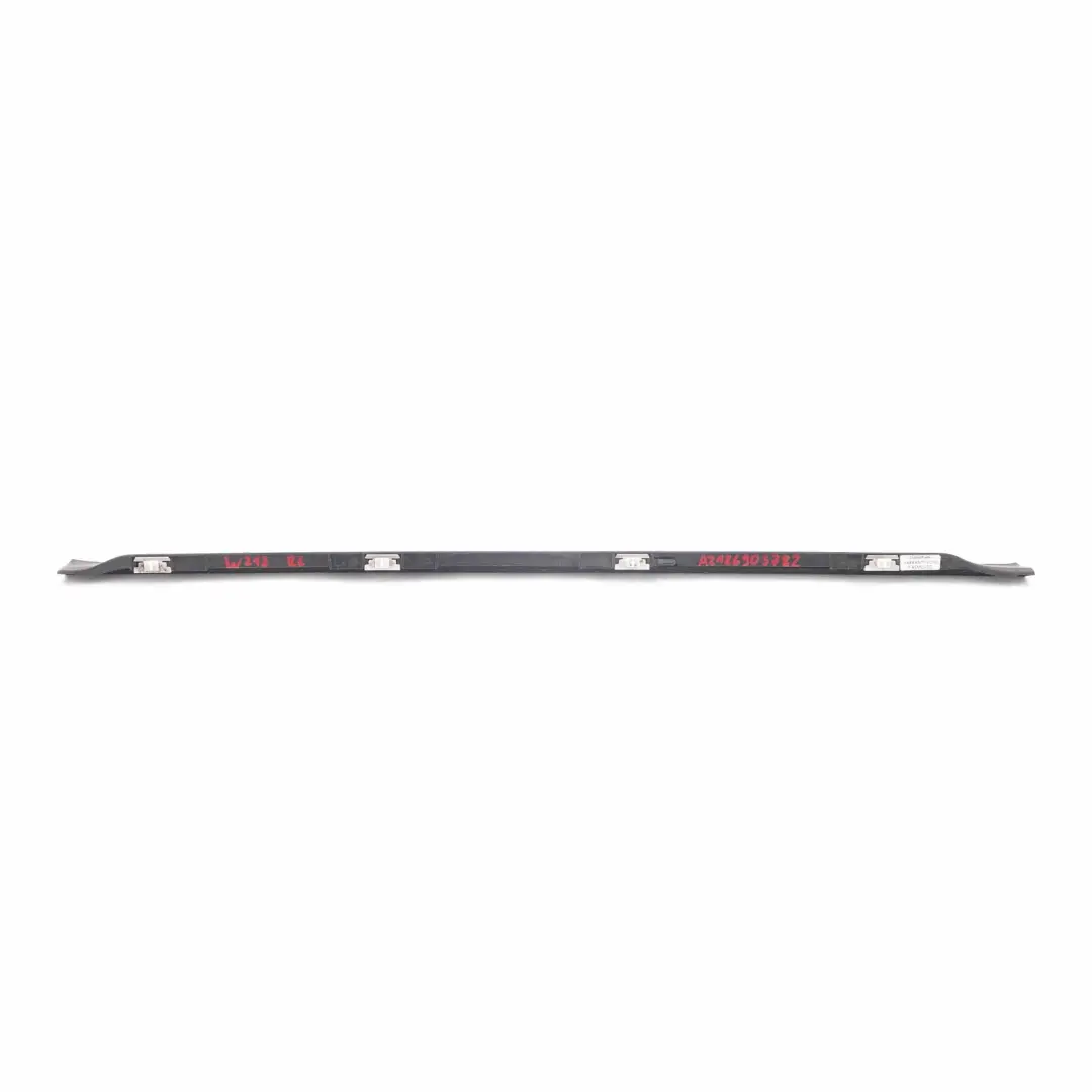 Mercedes W212 Bande porte arrière gauche Garniture moulure inférieure - SKU A2126903782 - Numéro de pièce A2126903782