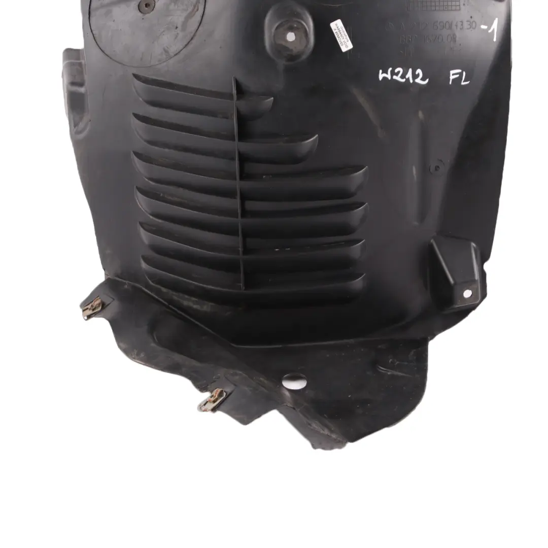 Arch Mercedes W212 Front Left N/S Liner Housing Trim Front Section to Cover Wheel with Part number A2126904330 Cover Wheel Arch Mercedes W212 Front Left N/S Liner Housing Trim Front Section - SKU A2126904330-1 - Part number A2126904330