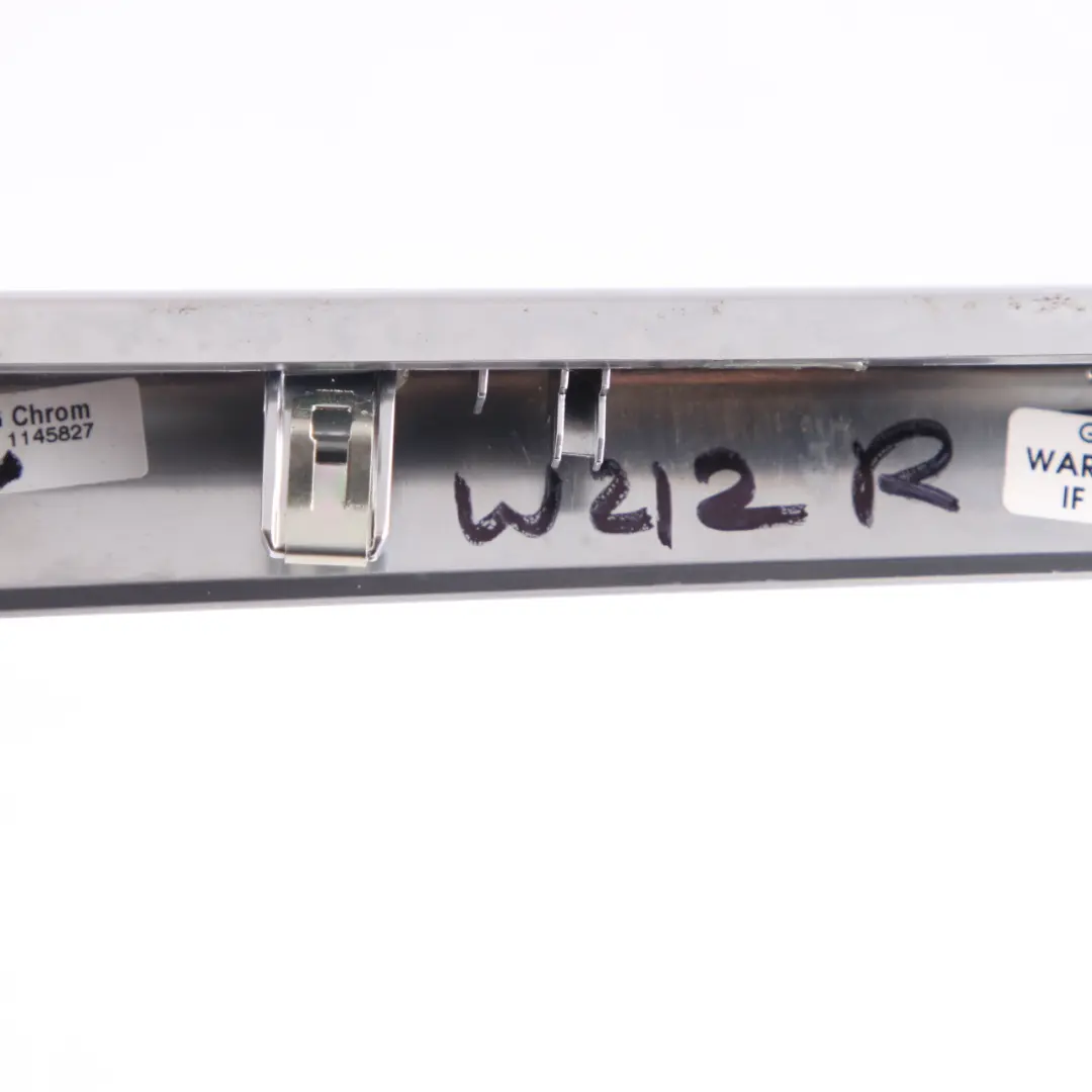 Centre Console Trim Right O/S Cover Strip Chrome to Mercedes W212 with Part number A2126905262 Mercedes W212 Centre Console Trim Right O/S Cover Strip Chrome - SKU A2126905262 - Part number A2126905262