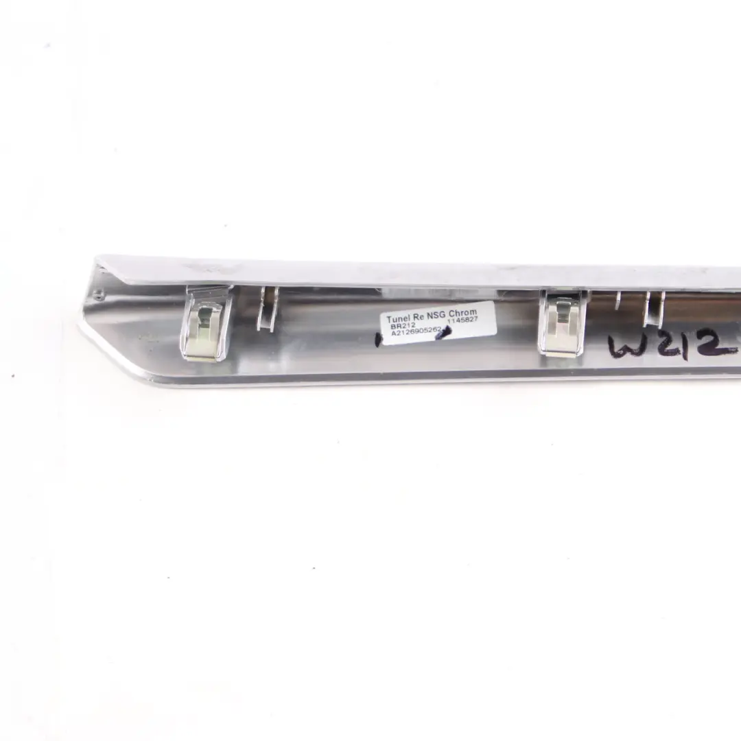 Mercedes W212 Centre Console Trim Right O/S Cover Strip Chrome - SKU A2126905262 - Part number A2126905262
