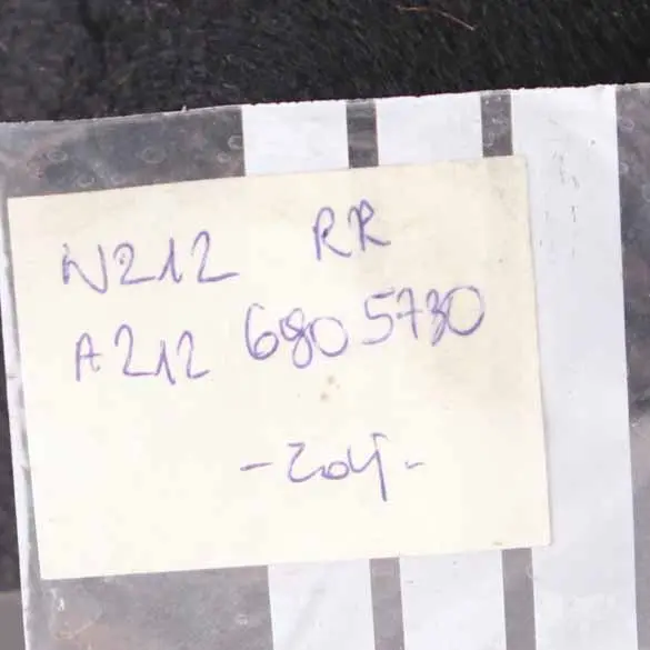 Mercedes W212 Wheel Arch Cover Rear Right O/S Splash Guard Panel - SKU A2126905730 - Part number A2126905730