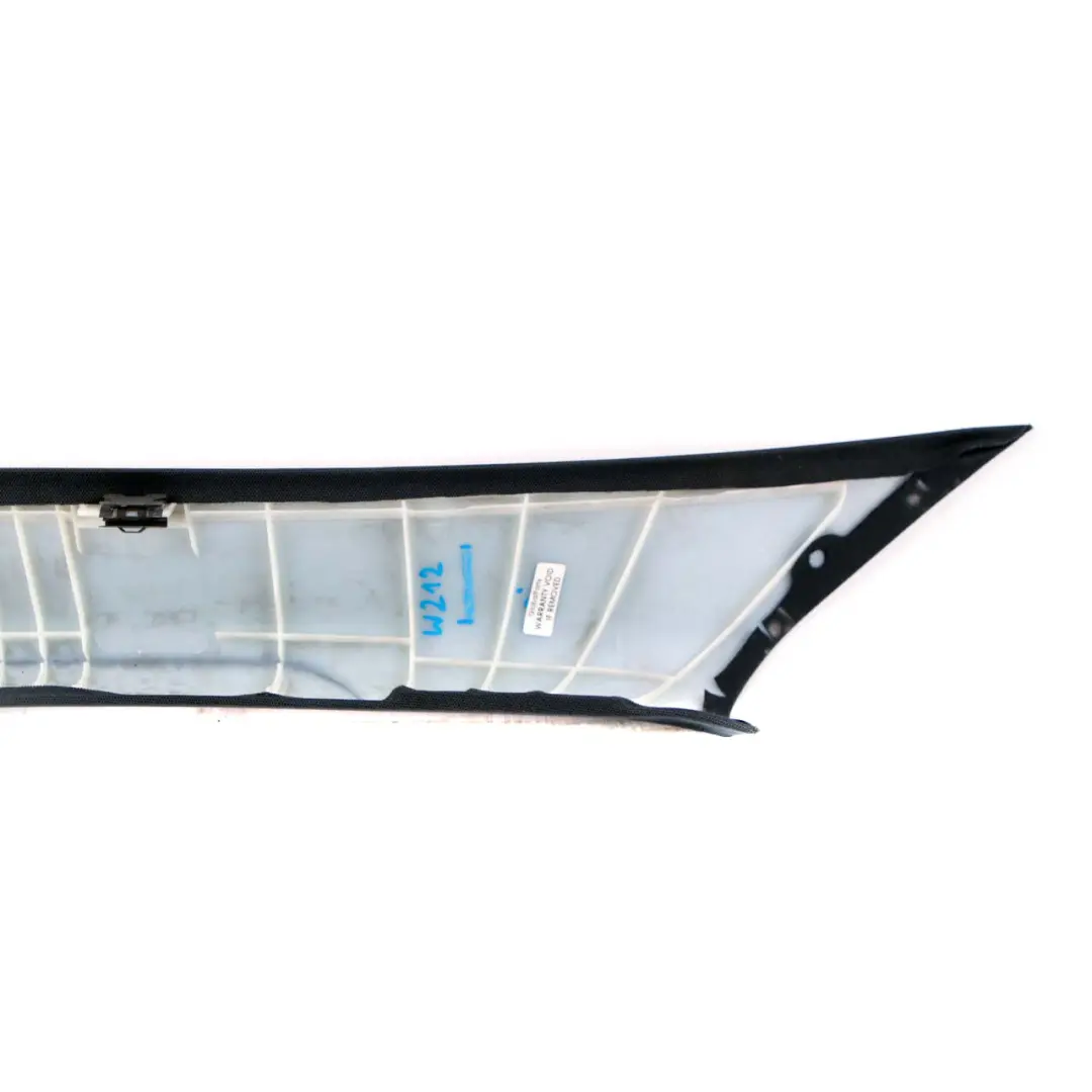 Trim Panel A-Pillar Front Right O/S Covering Black to Mercedes W212 with Part number A2126906025 Mercedes W212 Trim Panel A-Pillar Front Right O/S Covering Black - SKU A2126906025-1 - Part number A2126906025