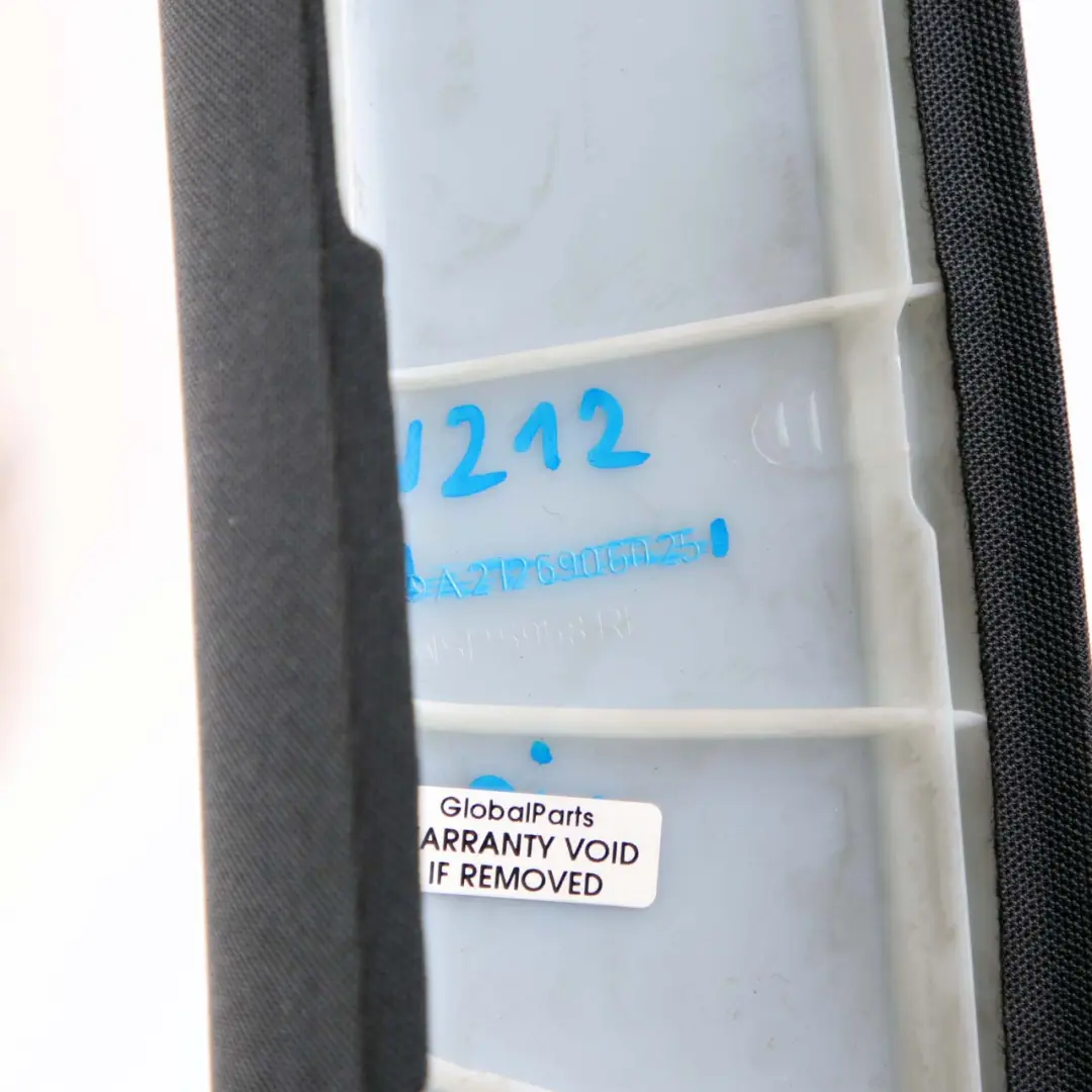 Panneau d'habillage A-Pillar Avant Droit Covering Noir pour Mercedes W212 à propos du numéro de pièce A2126906025 Mercedes W212 Panneau d'habillage A-Pillar Avant Droit Covering Noir - SKU A2126906025-1 - Numéro de pièce A2126906025