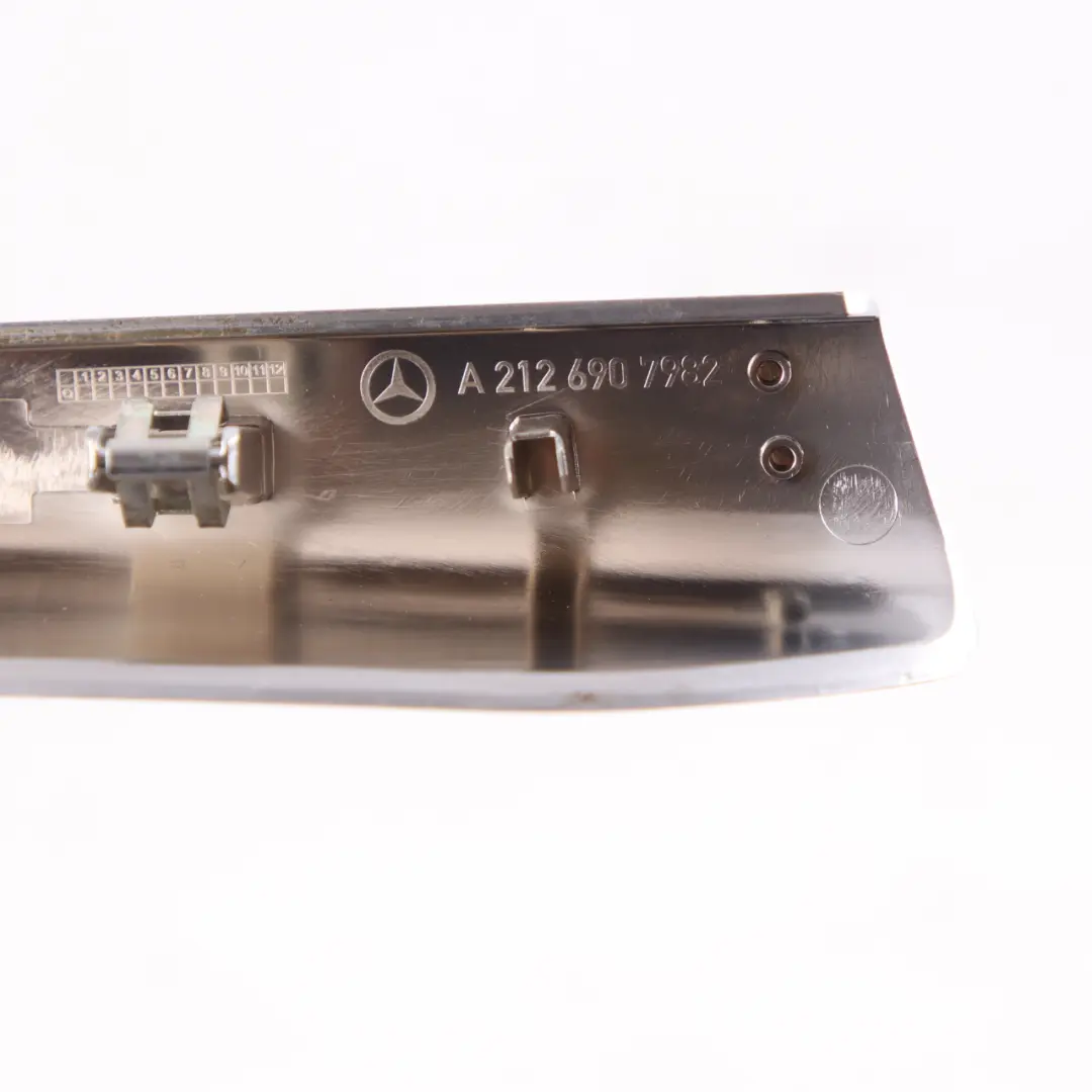 Mercedes W212 Centre Console Trim Strip Panel Cover Left N/S Chrome - SKU A2126907982 - Part number A2126907982