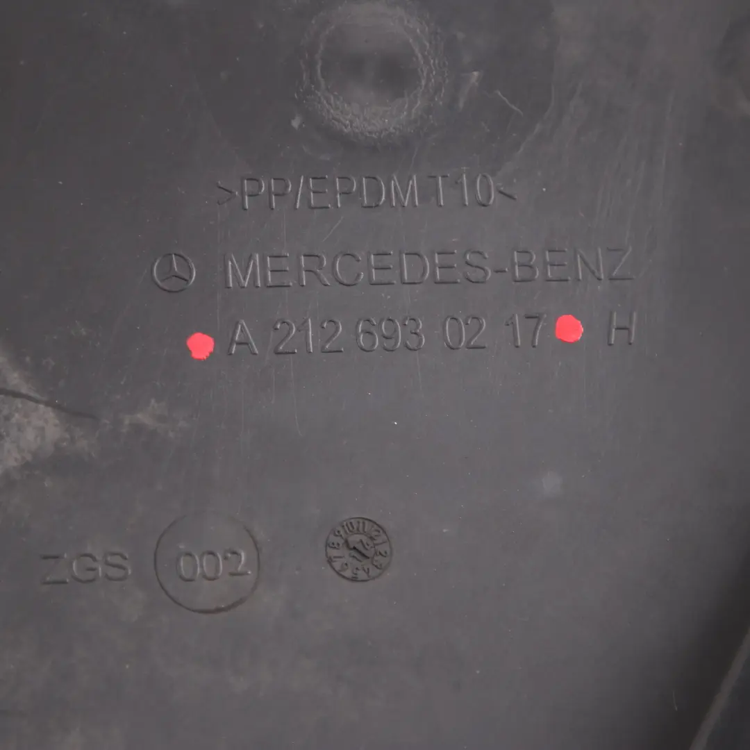 rueda repuesto soporte soporte panel cubierta ajuste para Mercedes W212 con número de pieza A2126930217 Mercedes W212 rueda repuesto soporte soporte panel cubierta ajuste - SKU A2126930217 - Número de pieza A2126930217