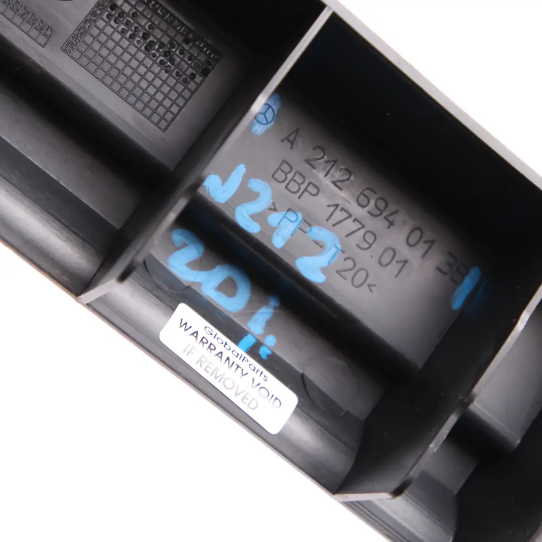  Support coffre Mercedes W212 Plancher de coffre arrière gauche Noir - SKU A2126940138 - Numéro de pièce A2126940138