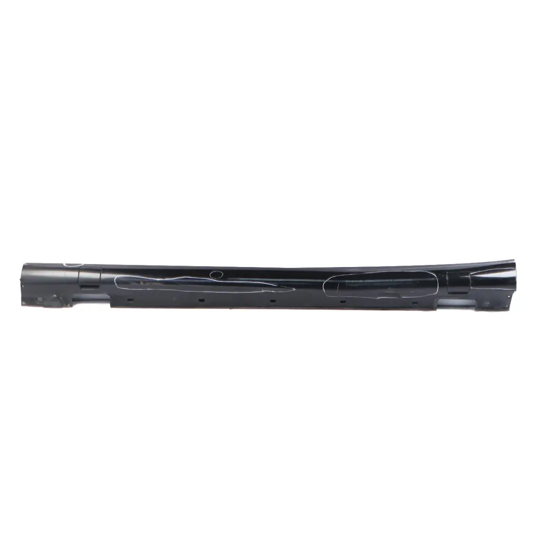 Side Skirt Door Sill AMG Left N/S Obsidian Black Metallic - 775 Mercedes W212 - SKU A2126980054-OB - Part number A2126980054
