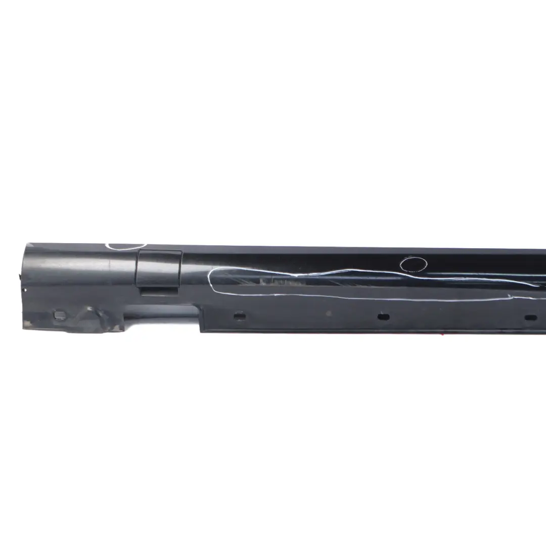 Side Skirt Door Sill AMG Left N/S Obsidian Black Metallic - 775 Mercedes W212 - SKU A2126980054-OB - Part number A2126980054
