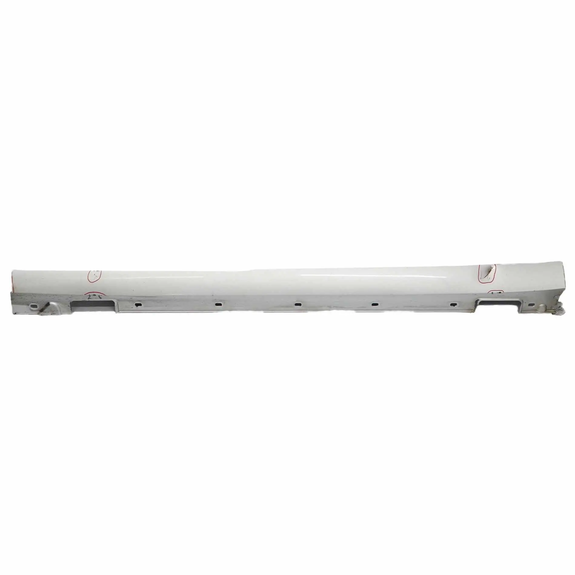 Mercedes W212 Faldon Lateral Cubre Umbral Puerta Izquierdo Iridium Silver - 775
