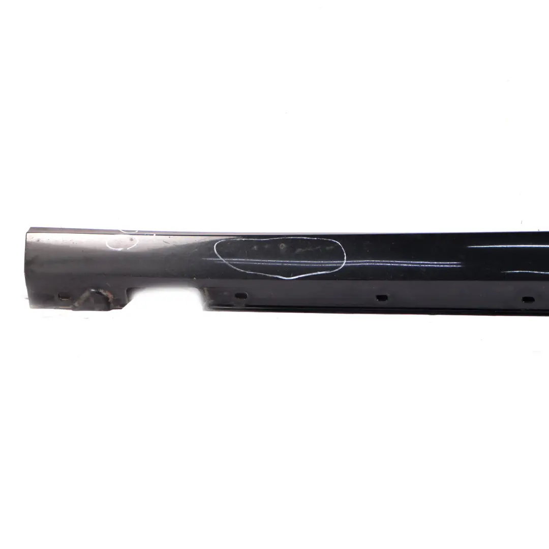 Mercedes W212 Side Skirt Cover Left N/S Sill Panel Saloon Obsidian Black - 197 - SKU A2126980154-OB - Part number A2126980154