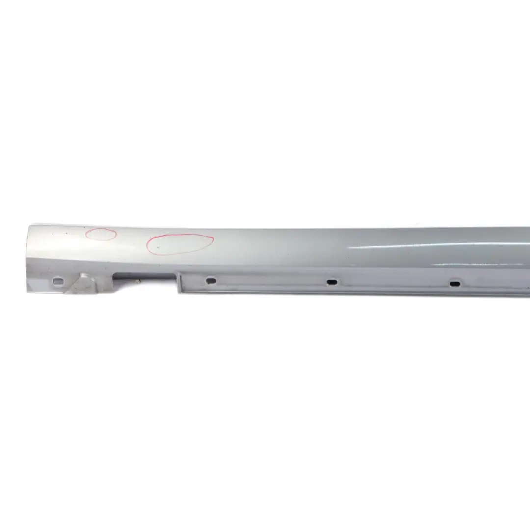Side Skirt Cover Left N/S Sill Panel Saloon Palladium Silver - 792 to Mercedes W212 with Part number A2126980154 Mercedes W212 Side Skirt Cover Left N/S Sill Panel Saloon Palladium Silver - 792 - SKU A2126980154-PAL - Part number A2126980154
