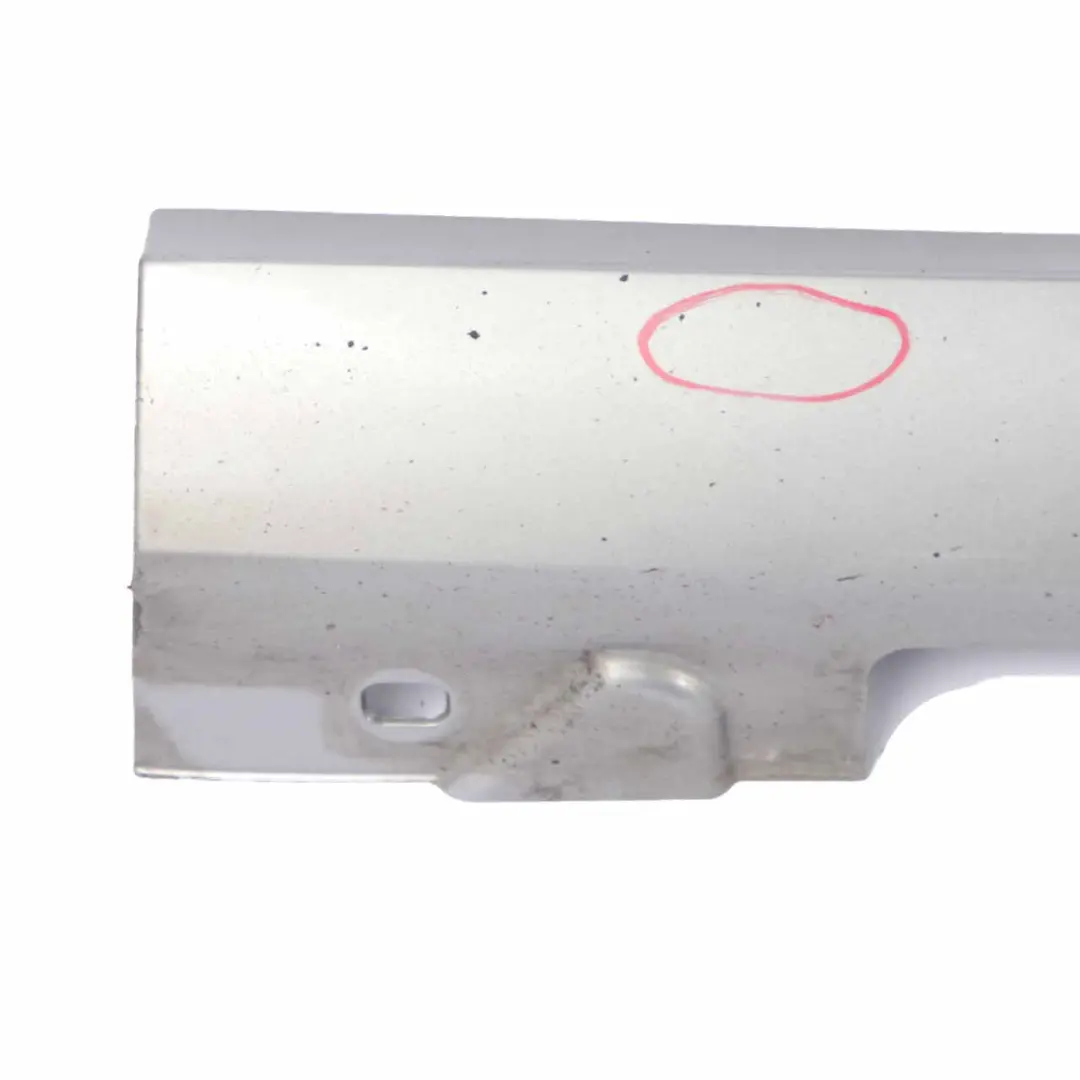 Side Skirt Cover Left N/S Sill Panel Saloon Palladium Silver - 792 to Mercedes W212 with Part number A2126980154 Mercedes W212 Side Skirt Cover Left N/S Sill Panel Saloon Palladium Silver - 792 - SKU A2126980154-PAL - Part number A2126980154