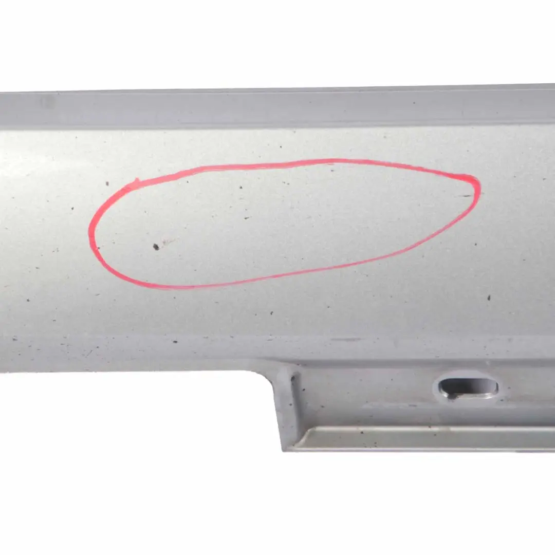 Side Skirt Cover Left N/S Sill Panel Saloon Palladium Silver - 792 to Mercedes W212 with Part number A2126980154 Mercedes W212 Side Skirt Cover Left N/S Sill Panel Saloon Palladium Silver - 792 - SKU A2126980154-PAL - Part number A2126980154