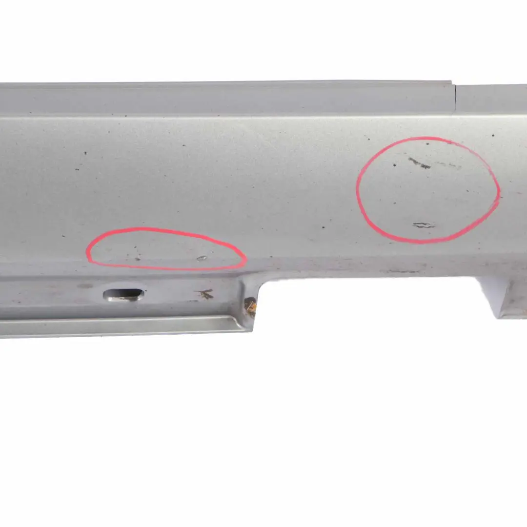 Mercedes W212 Side Skirt Cover Right O/S Sill Panel Saloon Palladium Silver 792 - SKU A2126980254-PAL1 - Part number A2126980254