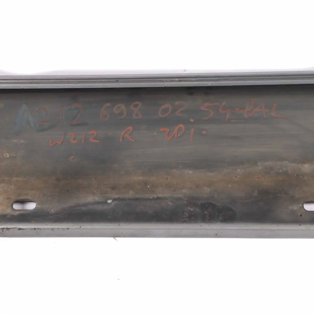 Side Skirt Cover Right O/S Sill Panel Saloon Palladium Silver 792 to Mercedes W212 with Part number A2126980254 Mercedes W212 Side Skirt Cover Right O/S Sill Panel Saloon Palladium Silver 792 - SKU A2126980254-PAL - Part number A2126980254