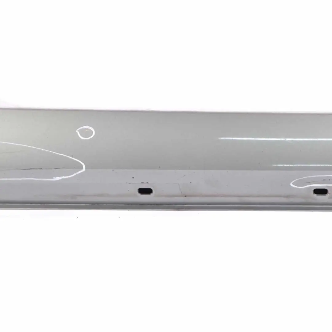 Side Skirt Cover Right O/S Sill Panel Saloon Palladium Silver 792 to Mercedes W212 with Part number A2126980254 Mercedes W212 Side Skirt Cover Right O/S Sill Panel Saloon Palladium Silver 792 - SKU A2126980254-PAL - Part number A2126980254