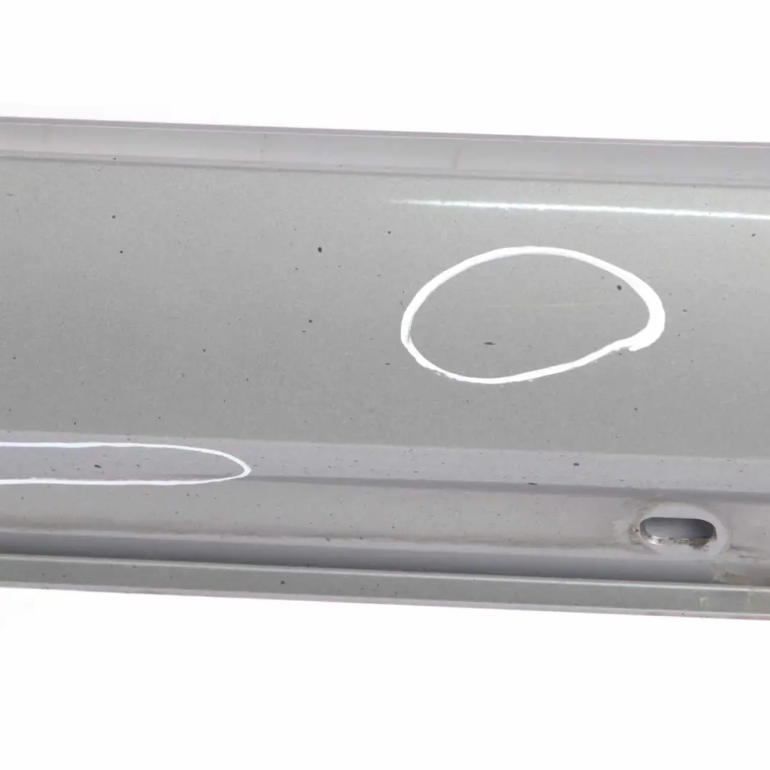 Side Skirt Cover Right O/S Sill Panel Saloon Palladium Silver 792 to Mercedes W212 with Part number A2126980254 Mercedes W212 Side Skirt Cover Right O/S Sill Panel Saloon Palladium Silver 792 - SKU A2126980254-PAL - Part number A2126980254