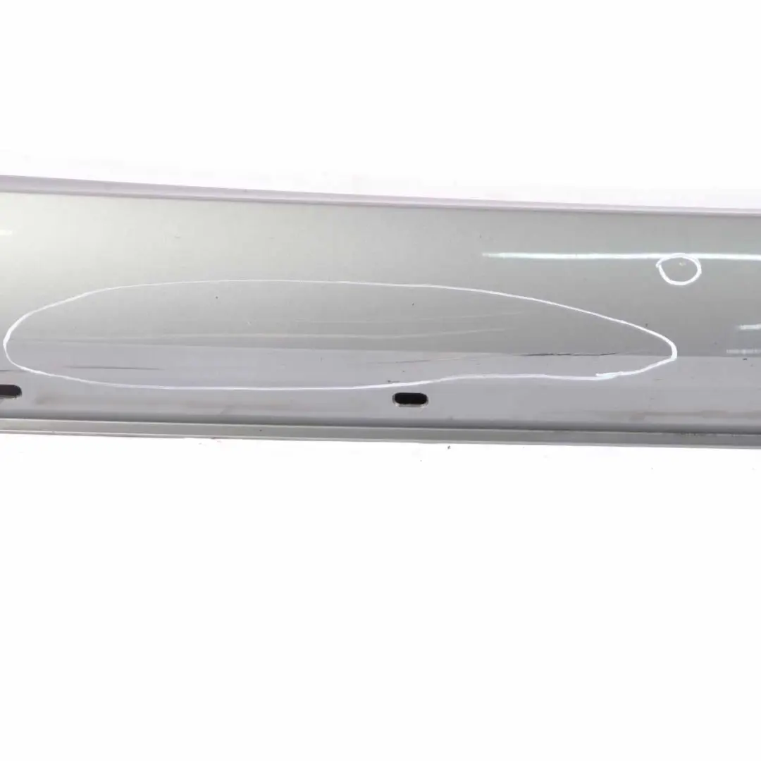 Side Skirt Cover Right O/S Sill Panel Saloon Palladium Silver 792 to Mercedes W212 with Part number A2126980254 Mercedes W212 Side Skirt Cover Right O/S Sill Panel Saloon Palladium Silver 792 - SKU A2126980254-PAL - Part number A2126980254