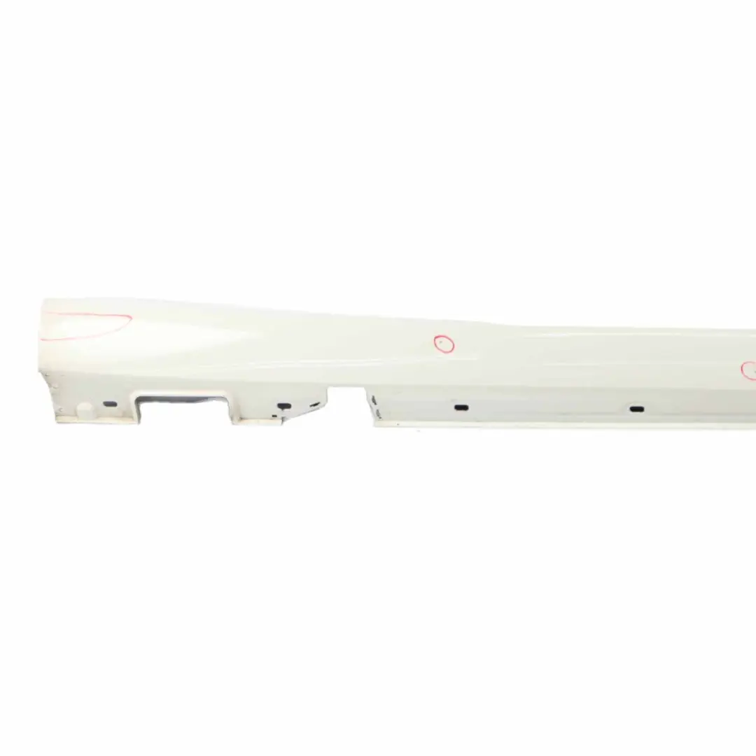 Side Skirt Cover Right O/S Sill Panel Estate Calcite White - 650 to Mercedes S212 with Part number A2126981254 Mercedes S212 Side Skirt Cover Right O/S Sill Panel Estate Calcite White - 650 - SKU A2126981254-CW - Part number A2126981254
