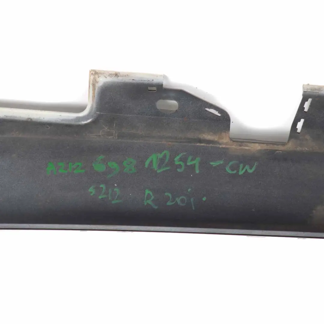 Side Skirt Cover Right O/S Sill Panel Estate Calcite White - 650 to Mercedes S212 with Part number A2126981254 Mercedes S212 Side Skirt Cover Right O/S Sill Panel Estate Calcite White - 650 - SKU A2126981254-CW - Part number A2126981254