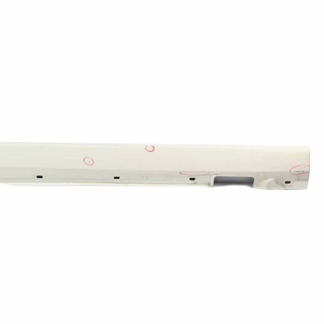 Side Skirt Cover Right O/S Sill Panel Estate Calcite White - 650 to Mercedes S212 with Part number A2126981254 Mercedes S212 Side Skirt Cover Right O/S Sill Panel Estate Calcite White - 650 - SKU A2126981254-CW - Part number A2126981254