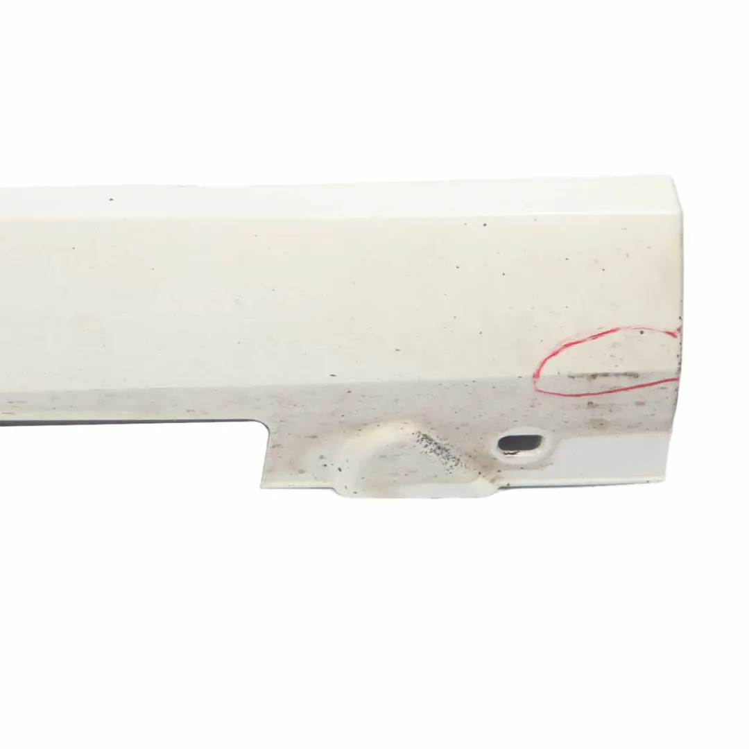 Side Skirt Cover Right O/S Sill Panel Estate Calcite White - 650 to Mercedes S212 with Part number A2126981254 Mercedes S212 Side Skirt Cover Right O/S Sill Panel Estate Calcite White - 650 - SKU A2126981254-CW - Part number A2126981254