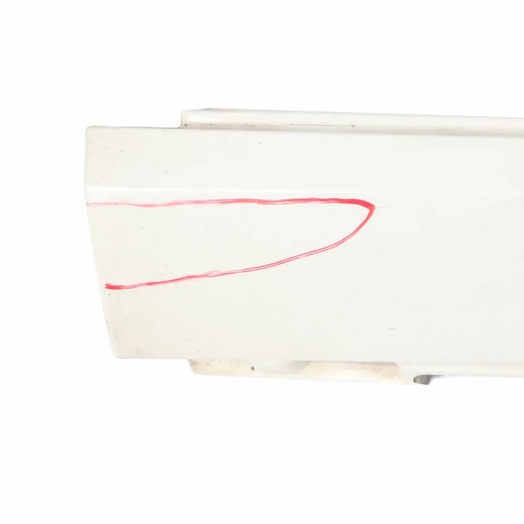 Side Skirt Cover Right O/S Sill Panel Estate Calcite White - 650 to Mercedes S212 with Part number A2126981254 Mercedes S212 Side Skirt Cover Right O/S Sill Panel Estate Calcite White - 650 - SKU A2126981254-CW - Part number A2126981254