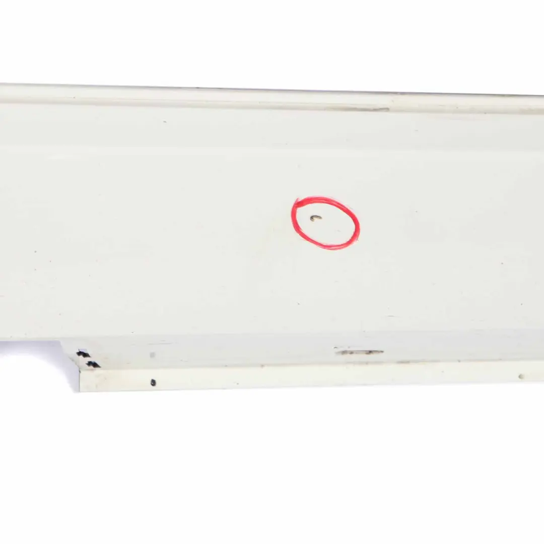 Side Skirt Cover Right O/S Sill Panel Estate Calcite White - 650 to Mercedes S212 with Part number A2126981254 Mercedes S212 Side Skirt Cover Right O/S Sill Panel Estate Calcite White - 650 - SKU A2126981254-CW - Part number A2126981254