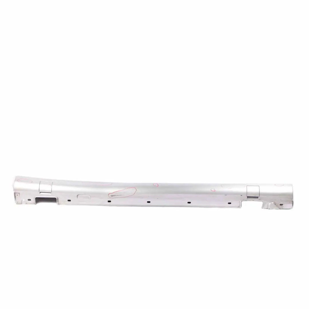 Side Skirt Door Sill Cover Right O/S Iridium Silver Metallic - 775 to Mercedes W212 with Part number A2126981554 Mercedes W212 Side Skirt Door Sill Cover Right O/S Iridium Silver Metallic - 775 - SKU A2126981554-IRS - Part number A2126981554