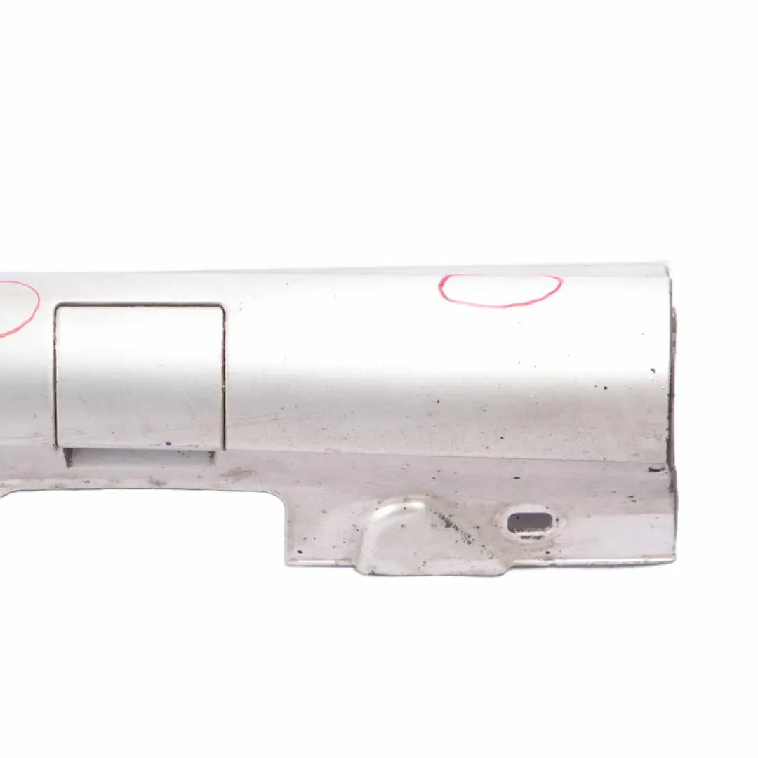 Mercedes W212 Side Skirt Door Sill Cover Right O/S Iridium Silver Metallic - 775 - SKU A2126981554-IRS - Part number A2126981554