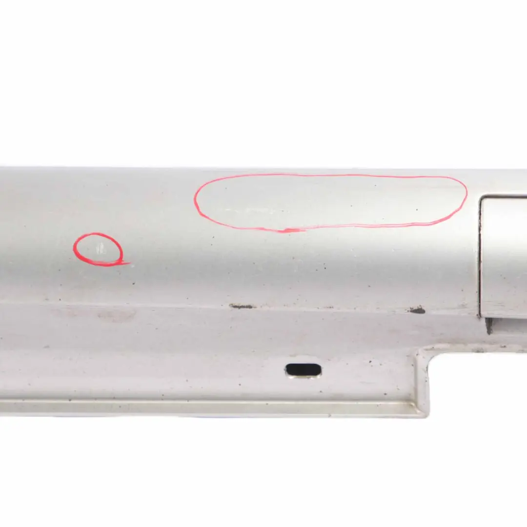 Side Skirt Door Sill Cover Right O/S Iridium Silver Metallic - 775 to Mercedes W212 with Part number A2126981554 Mercedes W212 Side Skirt Door Sill Cover Right O/S Iridium Silver Metallic - 775 - SKU A2126981554-IRS - Part number A2126981554