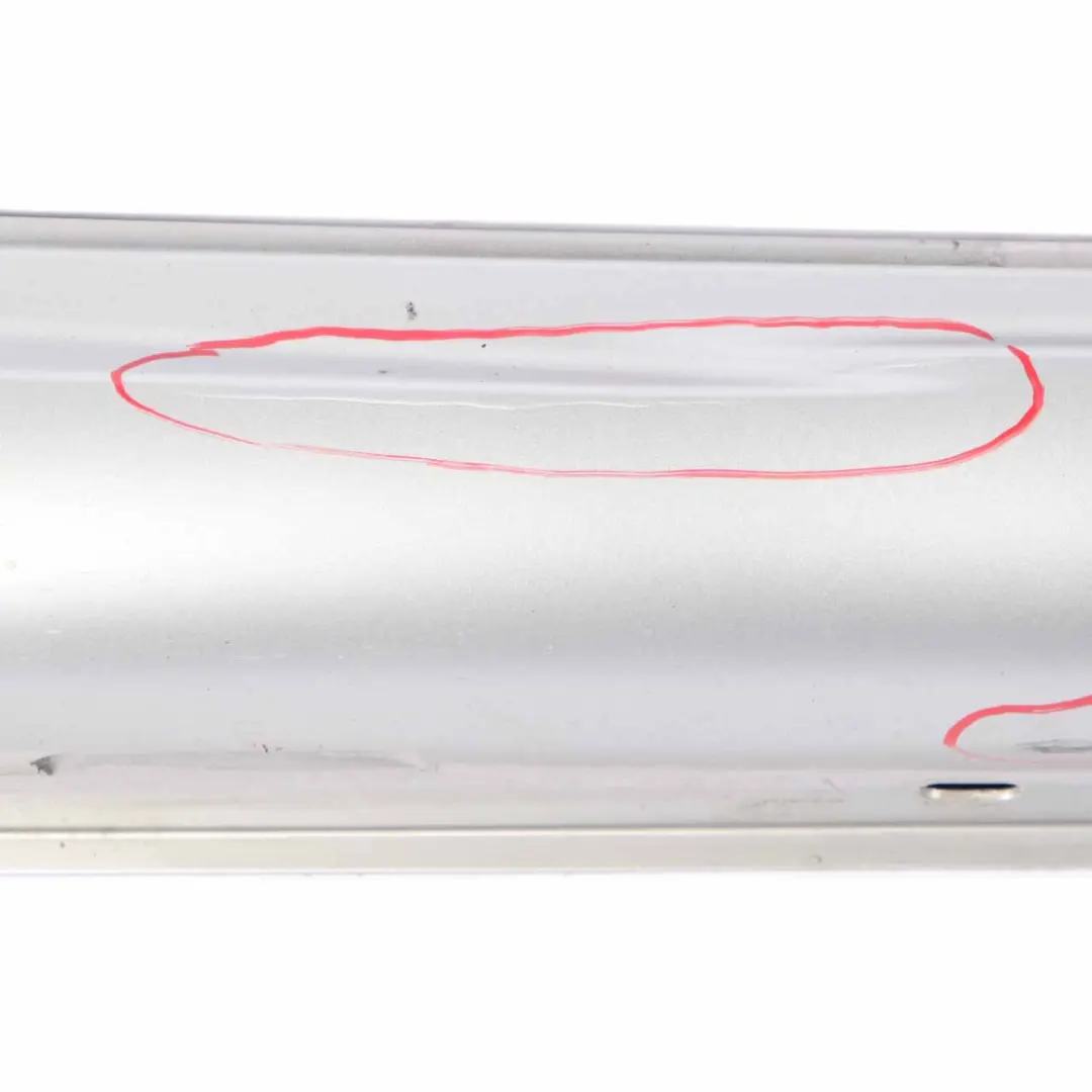 Side Skirt Door Sill Cover Right O/S Iridium Silver Metallic - 775 to Mercedes W212 with Part number A2126981554 Mercedes W212 Side Skirt Door Sill Cover Right O/S Iridium Silver Metallic - 775 - SKU A2126981554-IRS - Part number A2126981554