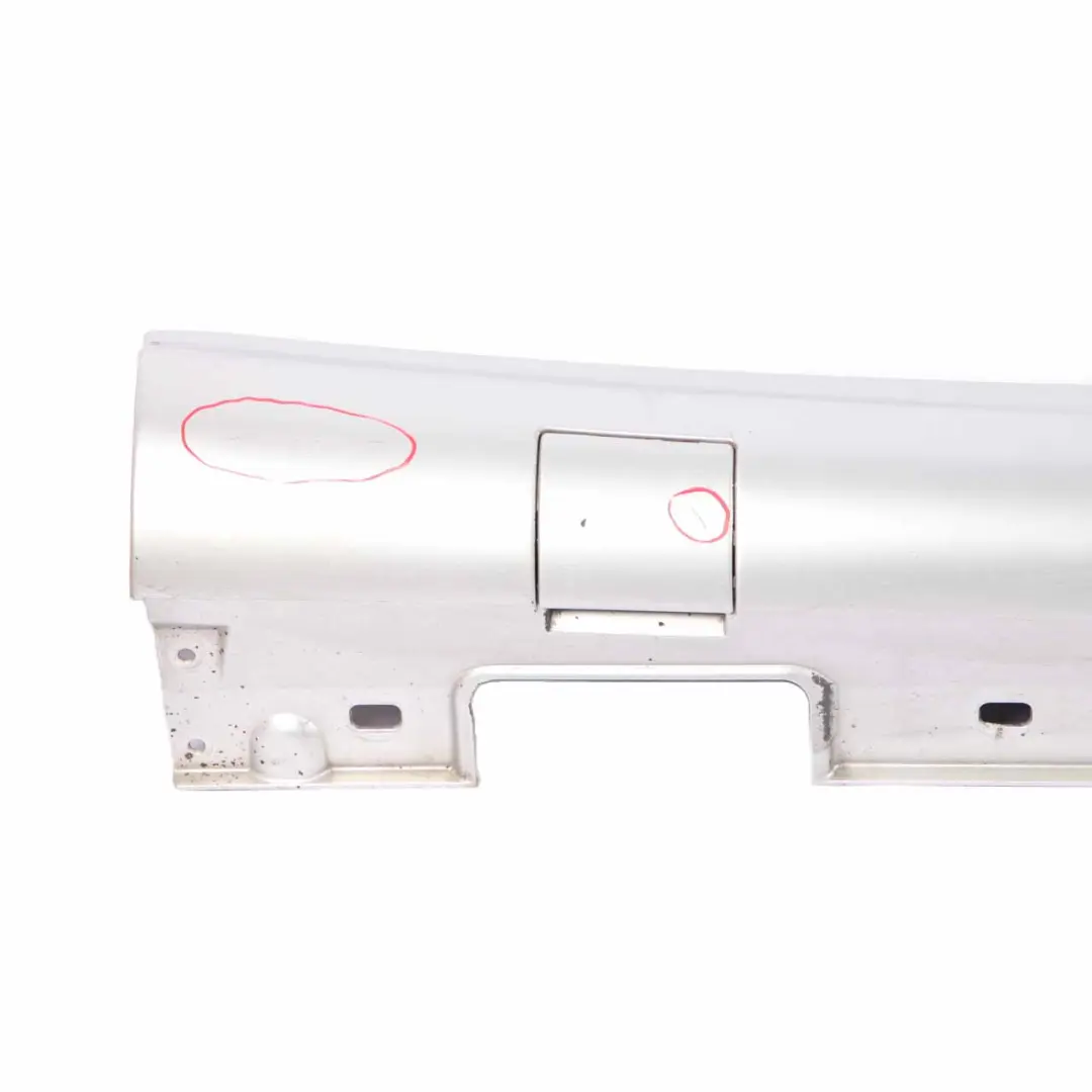 Side Skirt Door Sill Cover Right O/S Iridium Silver Metallic - 775 to Mercedes W212 with Part number A2126981554 Mercedes W212 Side Skirt Door Sill Cover Right O/S Iridium Silver Metallic - 775 - SKU A2126981554-IRS - Part number A2126981554