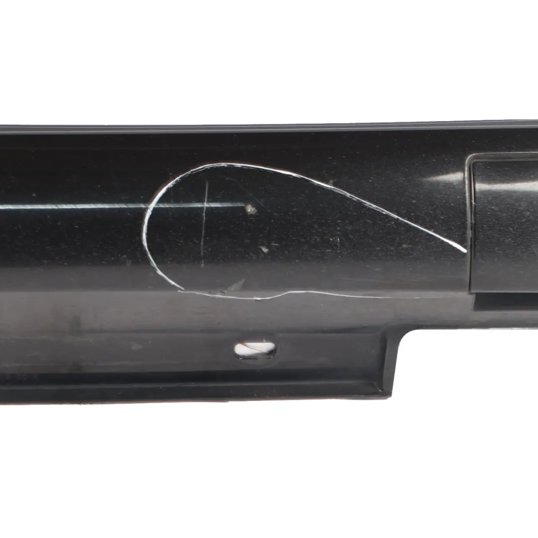 Side Skirt Door Sill AMG Right O/S Obsidian Black Metallic - 775 to Mercedes W212 with Part number A2126981554 Mercedes W212 Side Skirt Door Sill AMG Right O/S Obsidian Black Metallic - 775 - SKU A2126981554-OB - Part number A2126981554
