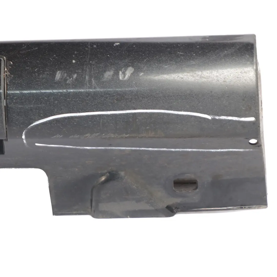 Mercedes W212 Side Skirt Door Sill AMG Right O/S Obsidian Black Metallic - 775 - SKU A2126981554-OB - Part number A2126981554