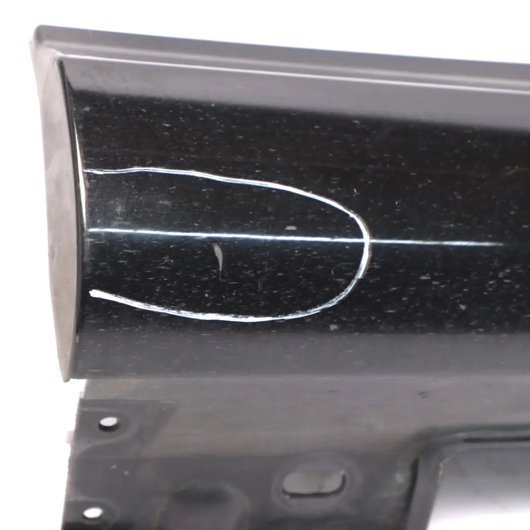 Side Skirt Door Sill AMG Right O/S Obsidian Black Metallic - 775 to Mercedes W212 with Part number A2126981554 Mercedes W212 Side Skirt Door Sill AMG Right O/S Obsidian Black Metallic - 775 - SKU A2126981554-OB - Part number A2126981554