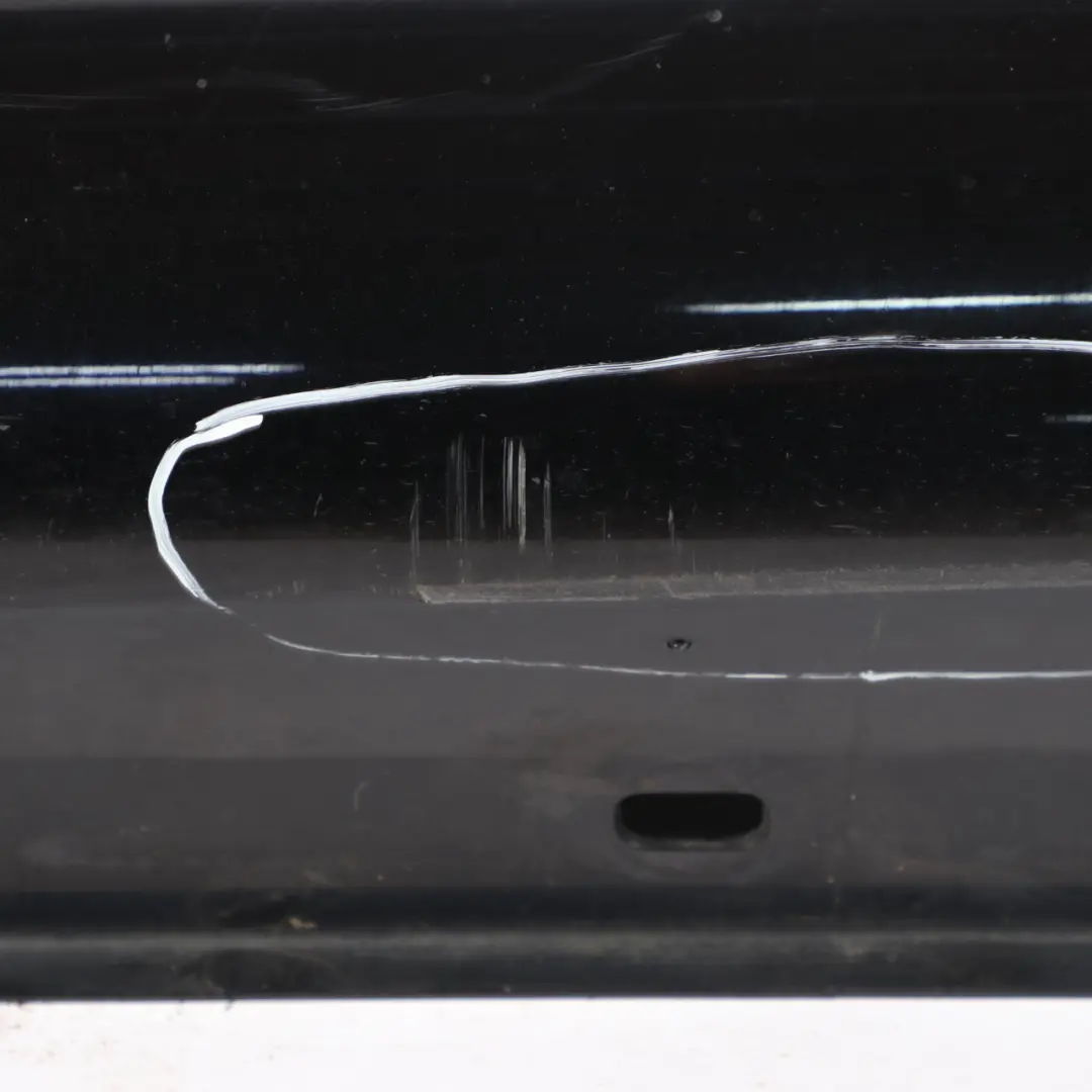 Side Skirt Door Sill AMG Right O/S Obsidian Black Metallic - 775 to Mercedes W212 with Part number A2126981554 Mercedes W212 Side Skirt Door Sill AMG Right O/S Obsidian Black Metallic - 775 - SKU A2126981554-OB - Part number A2126981554