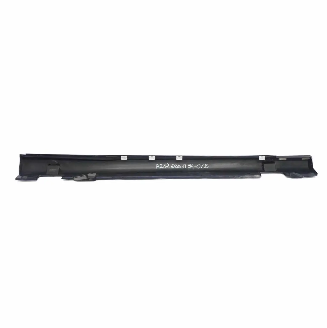 Mercedes S212 Side Skirt Cover Left N/S AMG Sill Panel Cavansite Blue - 890 - SKU A2126981754-CVB - Part number A2126981754