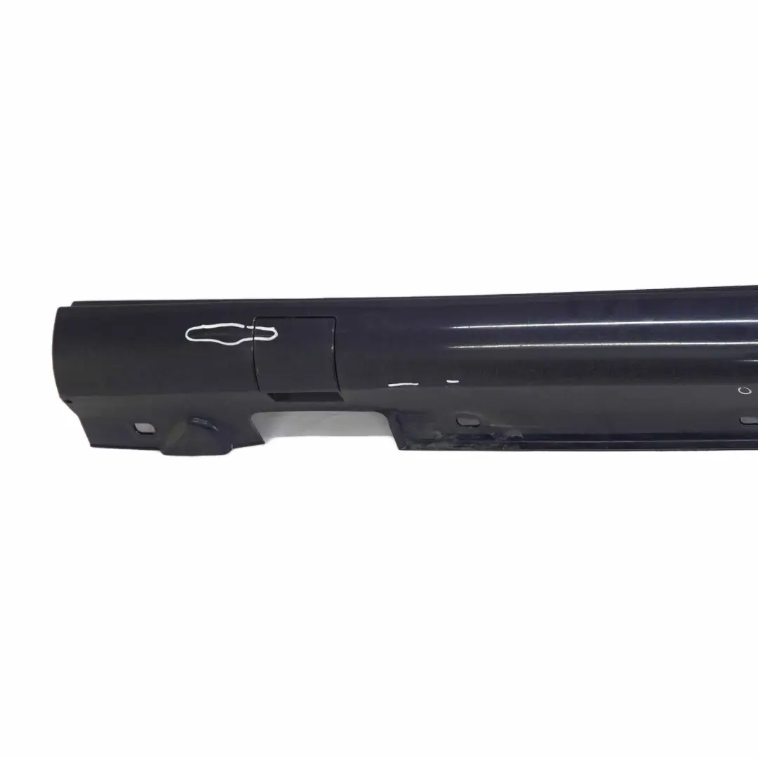 Mercedes S212 Side Skirt Cover Left N/S AMG Sill Panel Cavansite Blue - 890 - SKU A2126981754-CVB - Part number A2126981754
