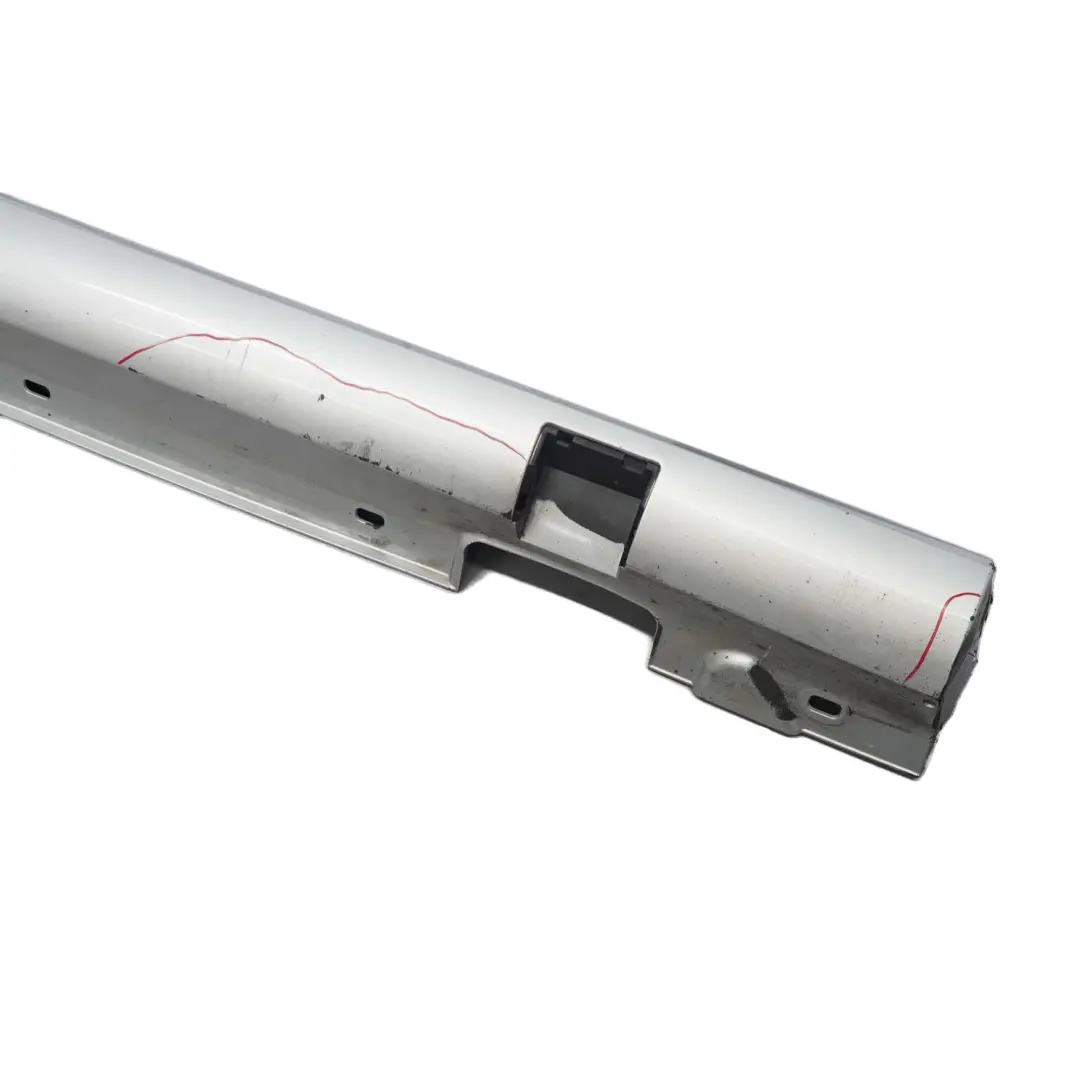 Mercedes W212 Side Skirt Right O/S AMG Door Sill Cover Iridium Silver 775 - SKU A2126981854-IRS - Part number A2126981854