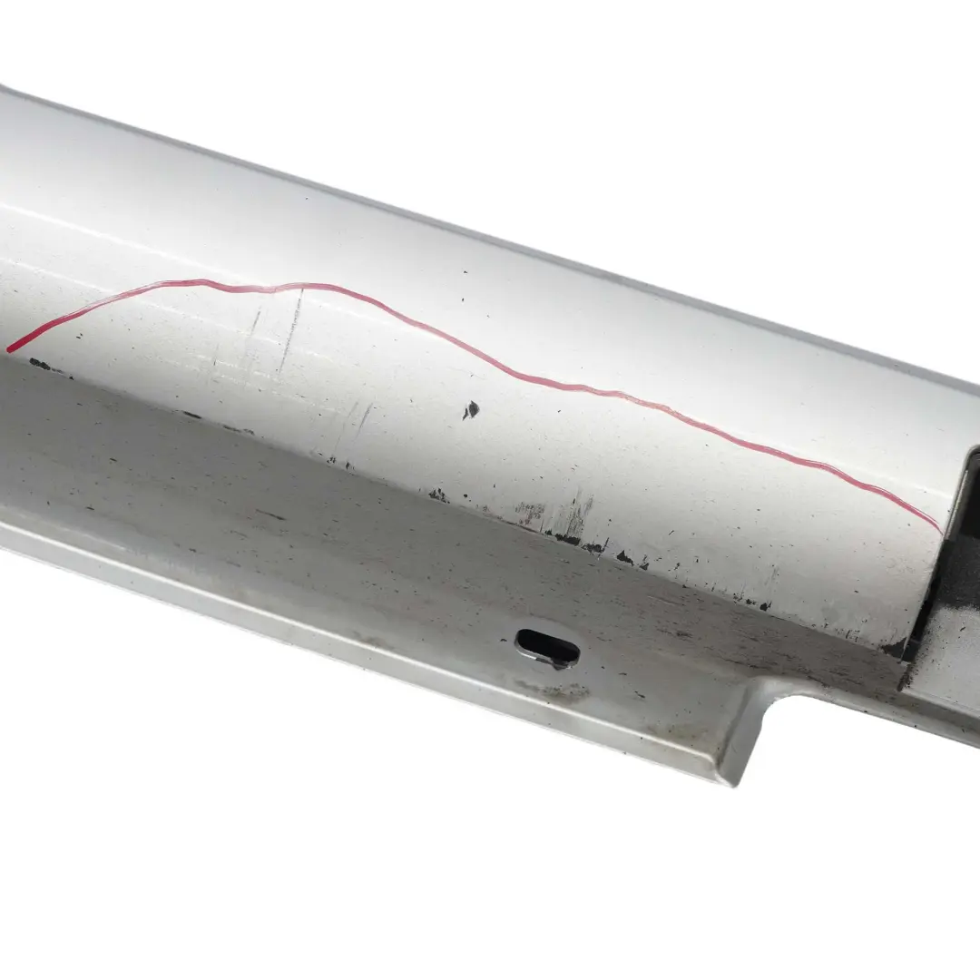 Mercedes W212 Side Skirt Right O/S AMG Door Sill Cover Iridium Silver 775 - SKU A2126981854-IRS - Part number A2126981854
